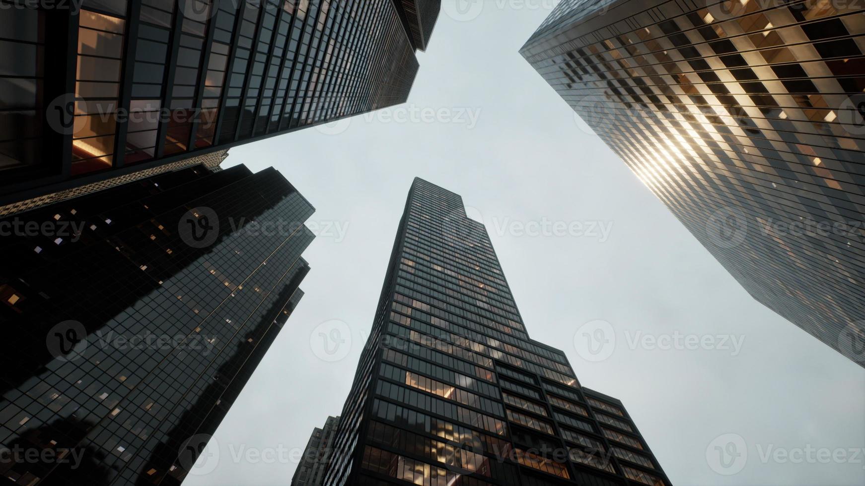 nach oben anzeigen modernes gebäude in shanghai foto