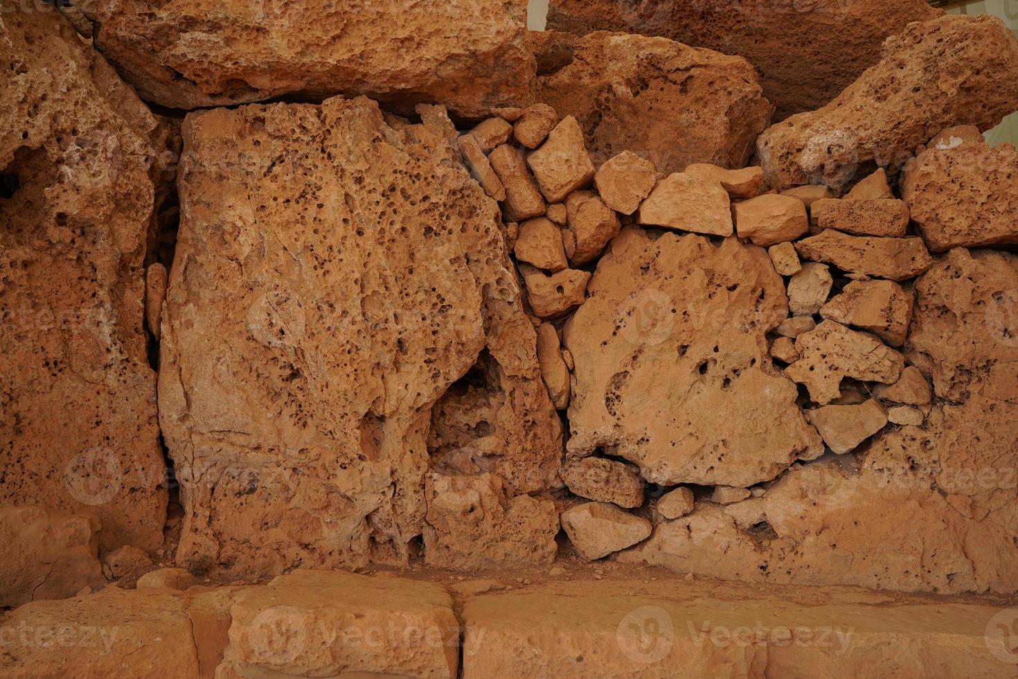 malta megalitischer tempel archäologische stätte foto