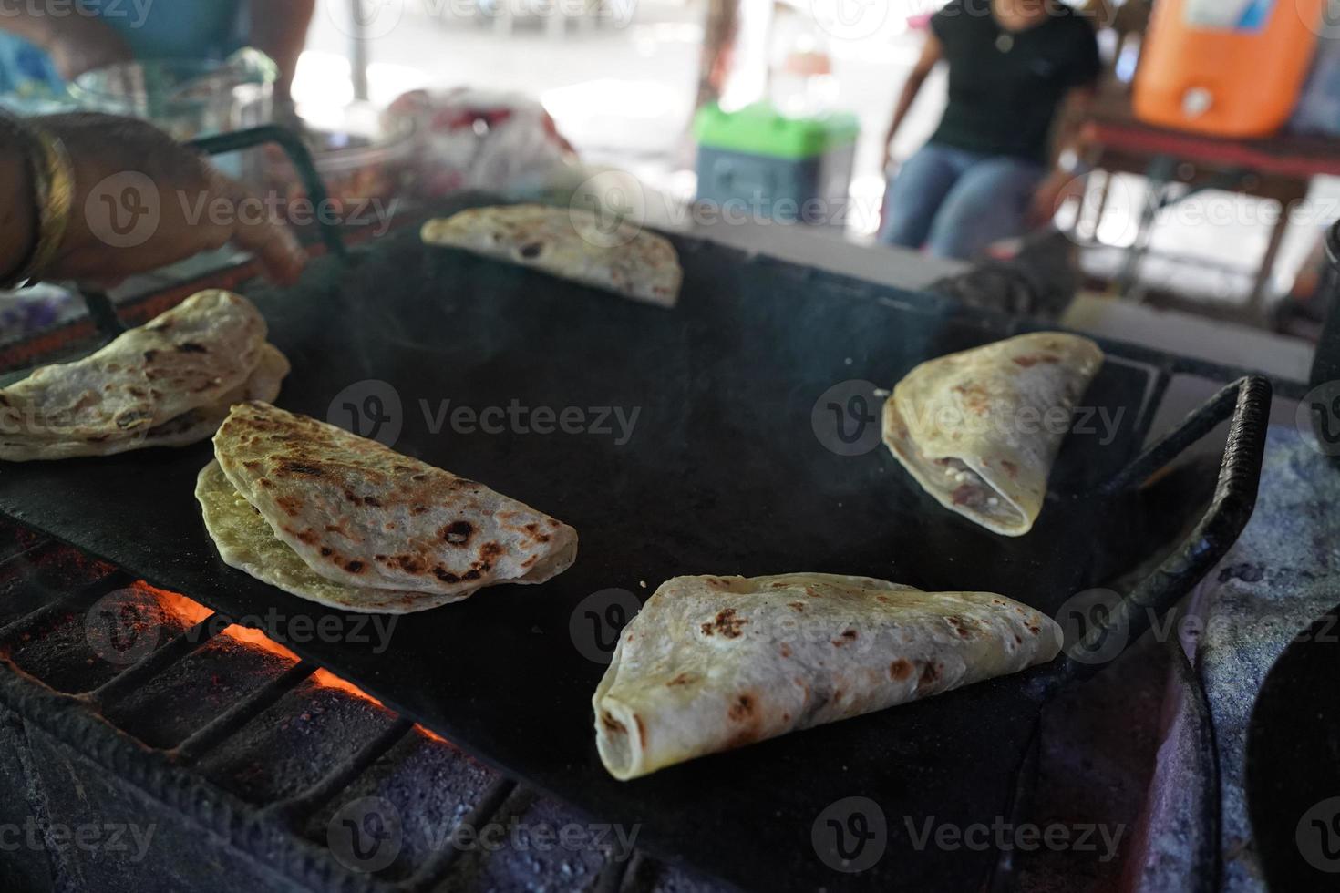 Handgemachte mexikanische frische Tortillas foto