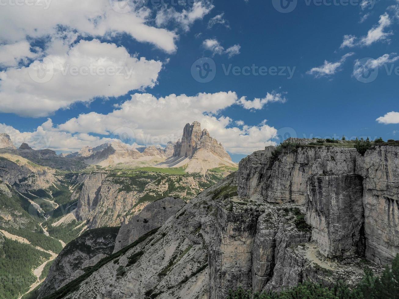 mount piana dolomiten berge erster weltkrieg pfade graben foxhole foto