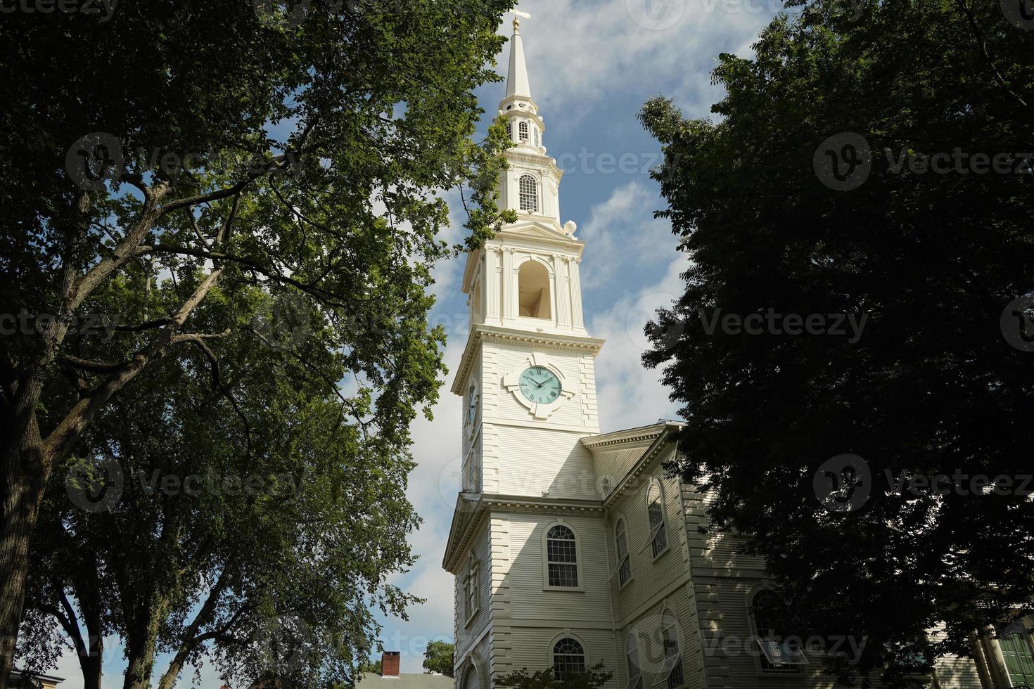 Providence Rhode Island historische Gebäude erste Baptistenkirche von Amerika foto