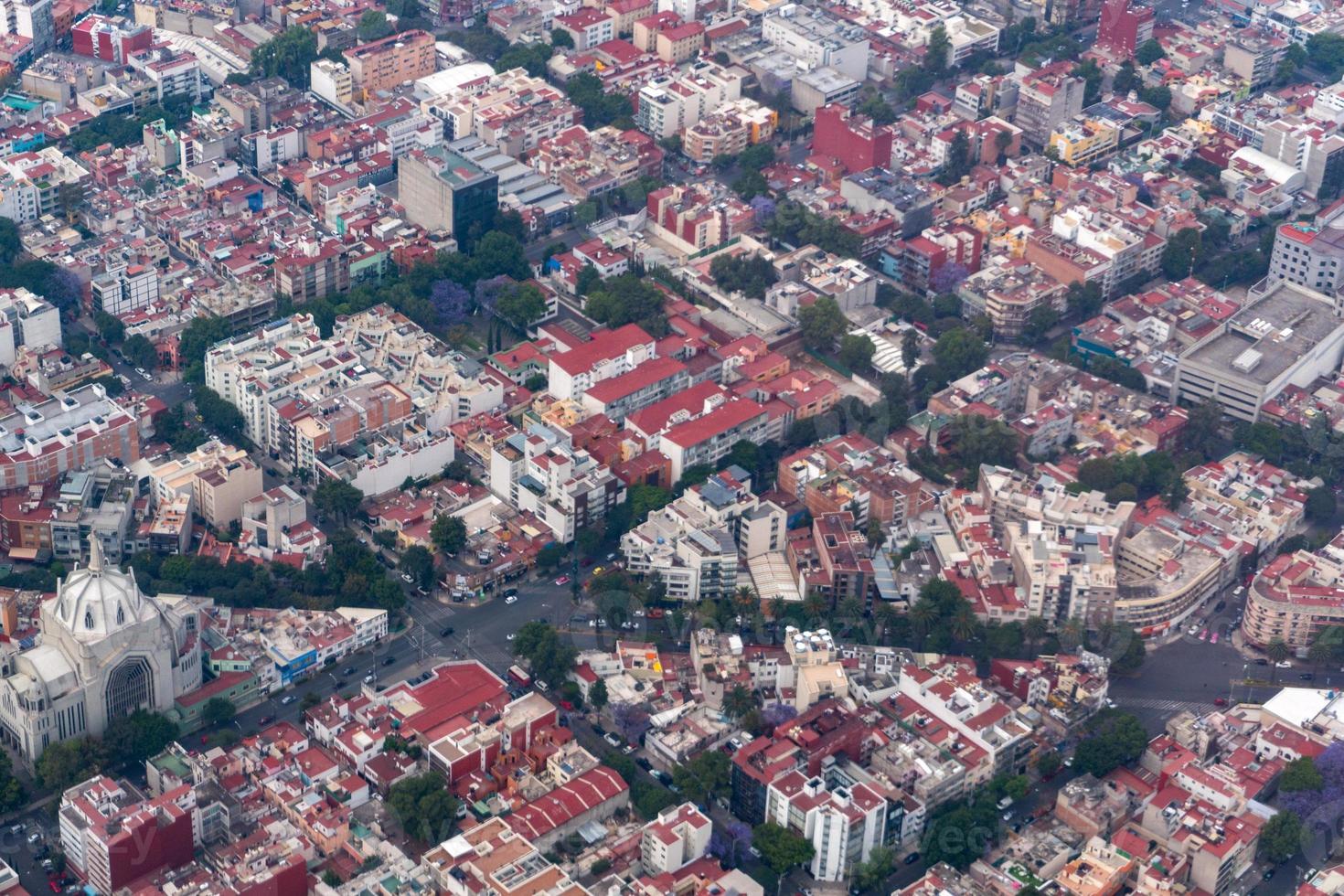 mexiko stadt luftbild stadtbild panorama foto