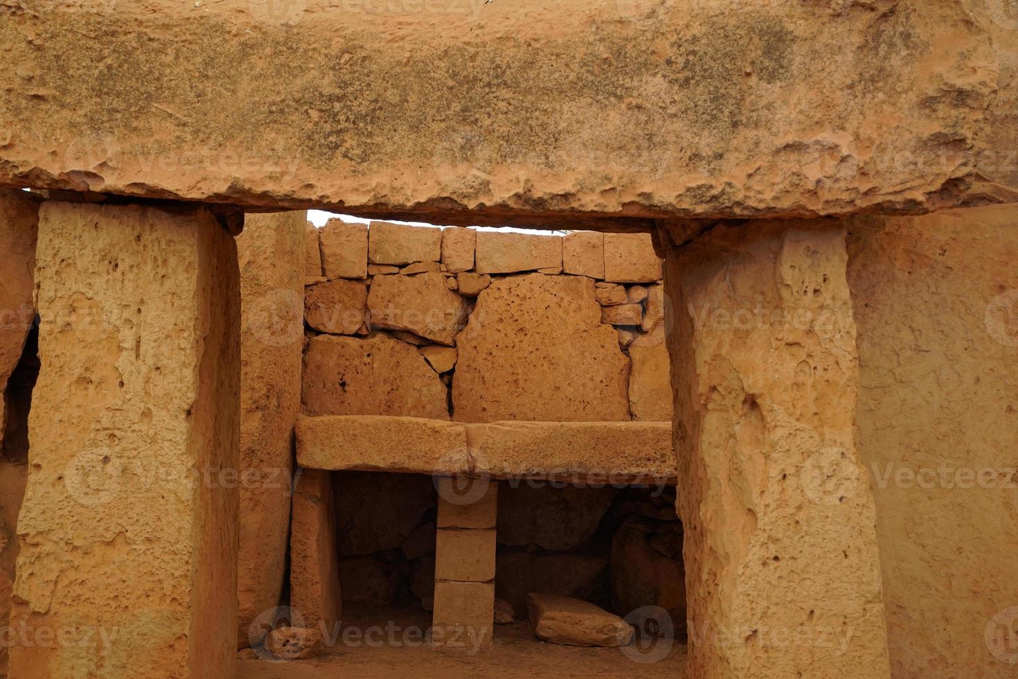 malta megalitischer tempel archäologische stätte foto