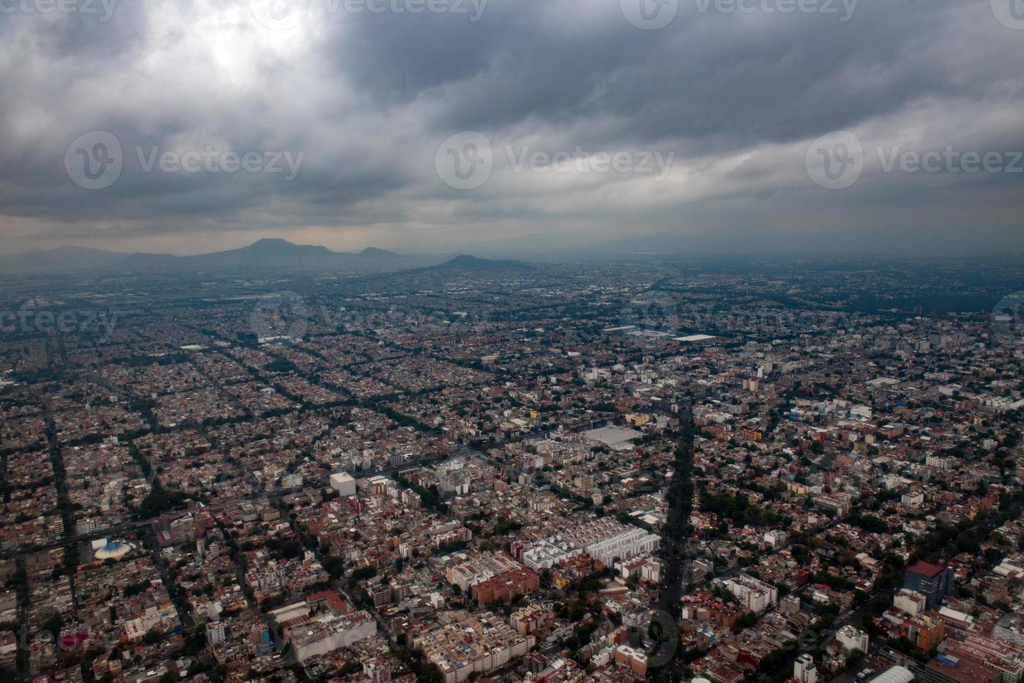 mexiko stadt luftbild stadtbild panorama foto