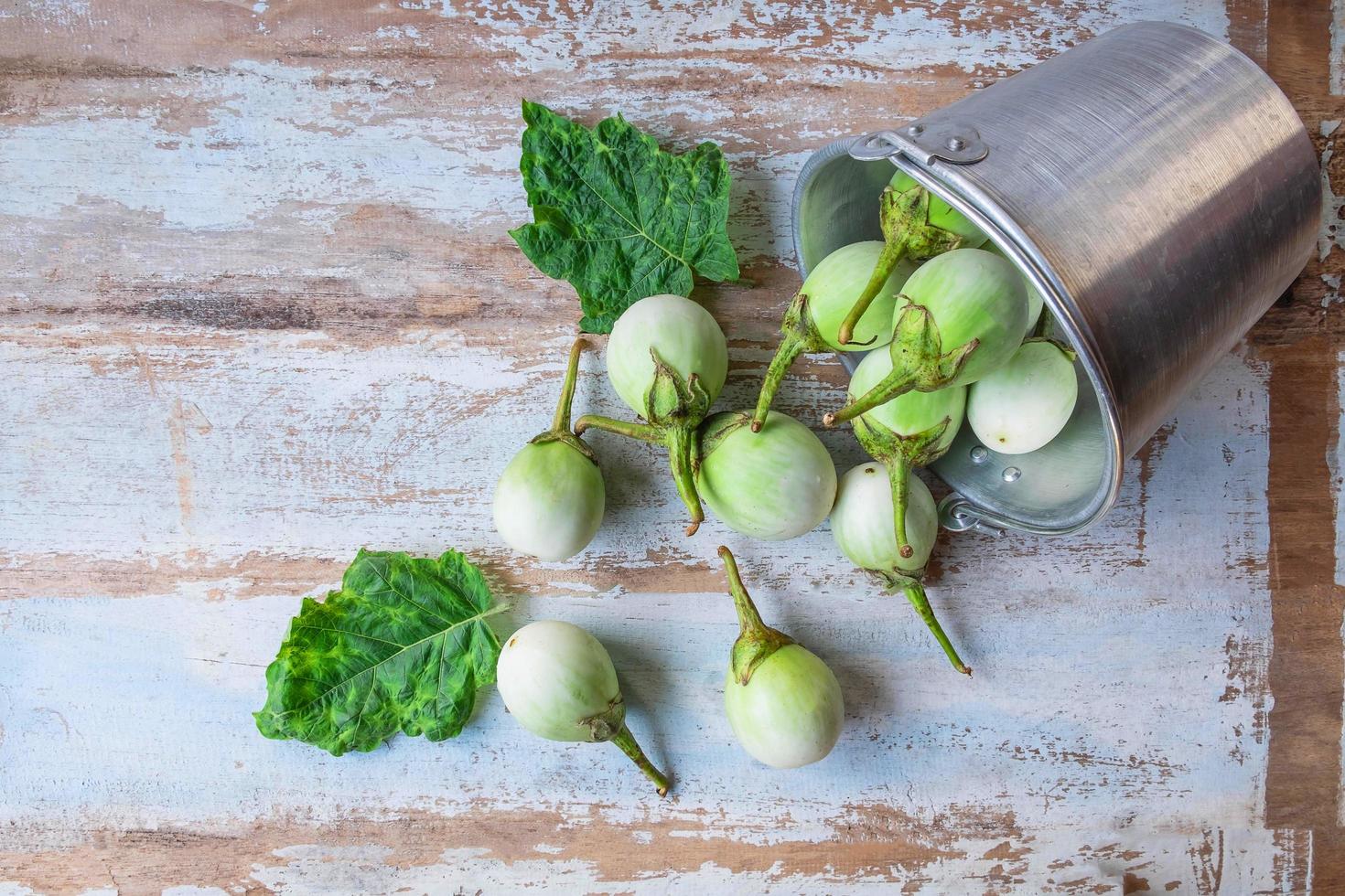 grüne thailändische Aubergine foto