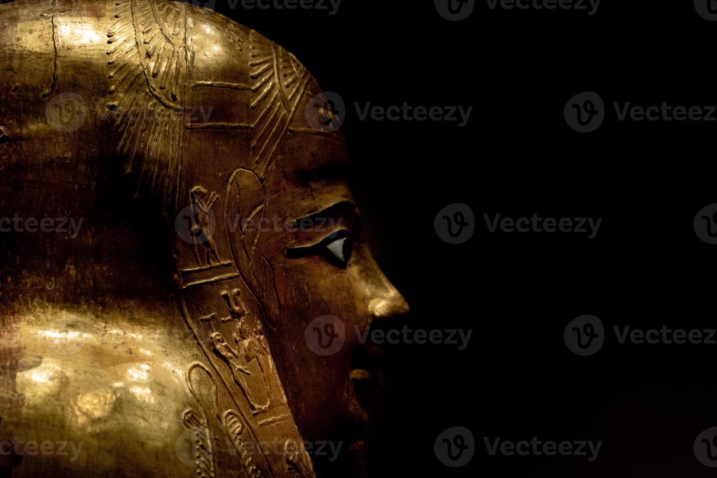 ägyptischer Sarkophag Detail hautnah foto