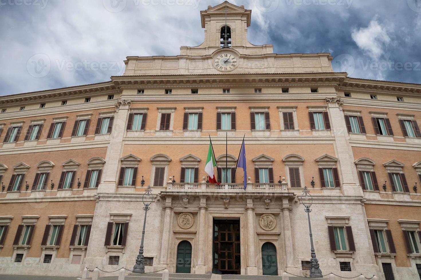 Montecitorio Palace Place Italien Abgeordnetenhaus foto