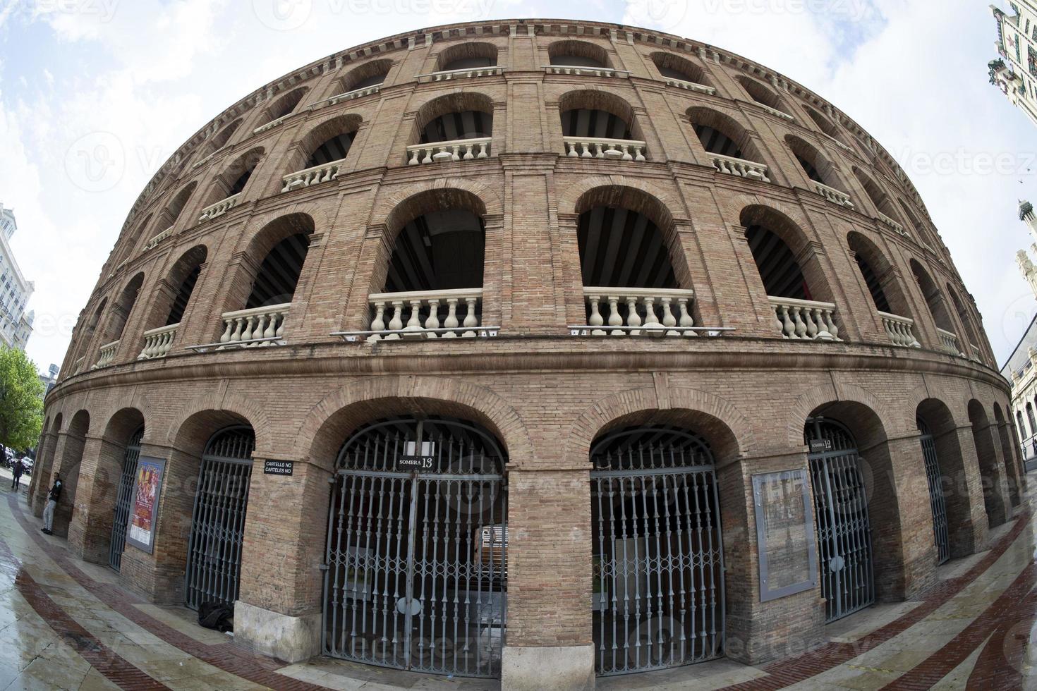 valencia spanien stierkampfarena plaza de toros foto