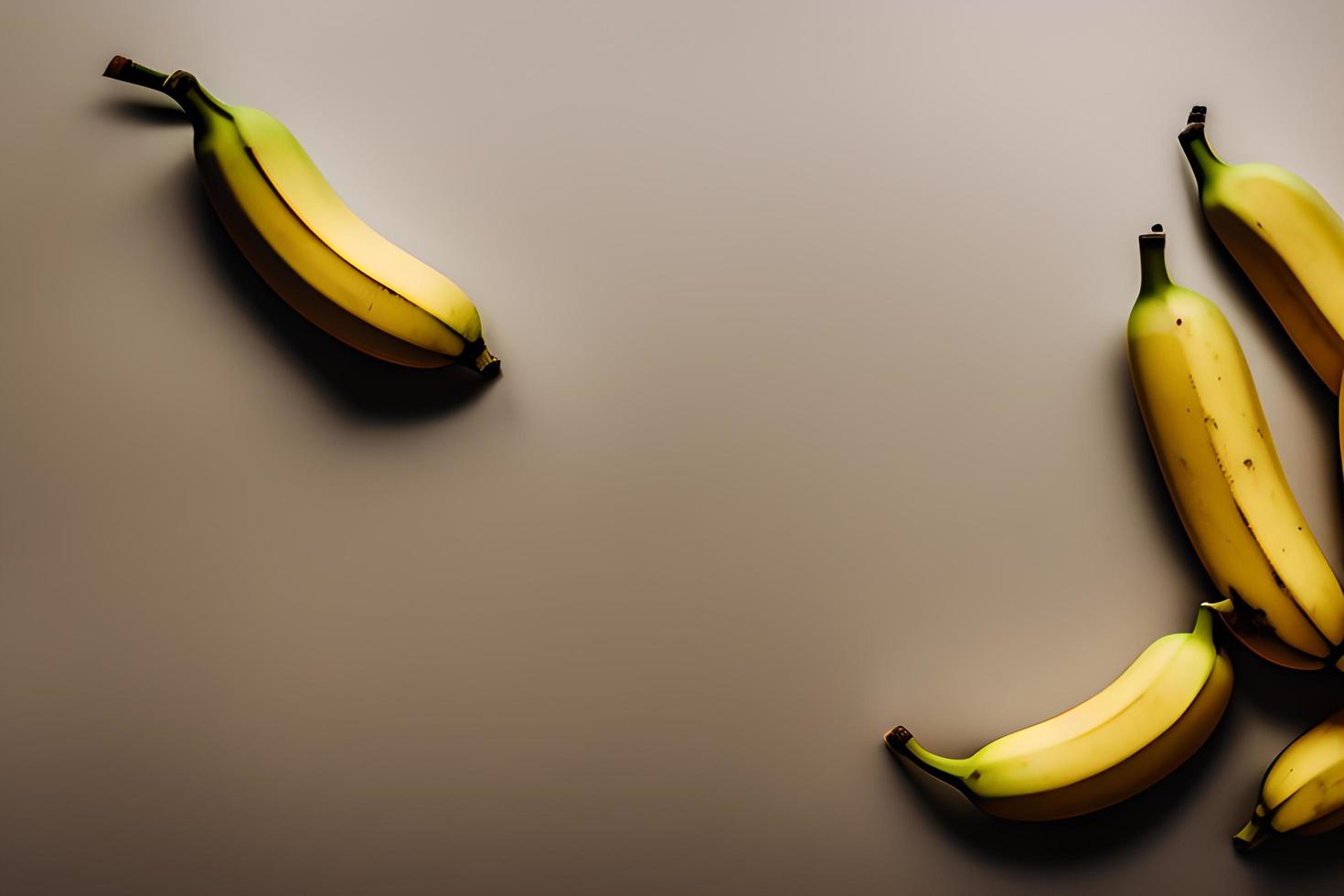 frische bananen draufsicht foto