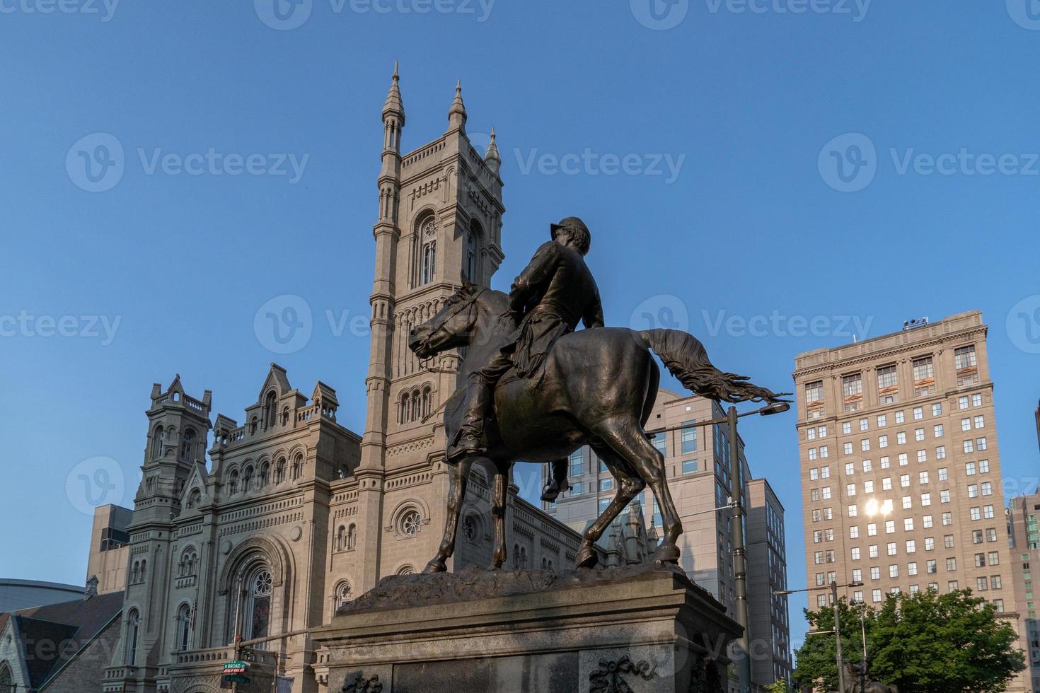 Rathaus in Philadelphia ungewöhnliche Aussicht foto