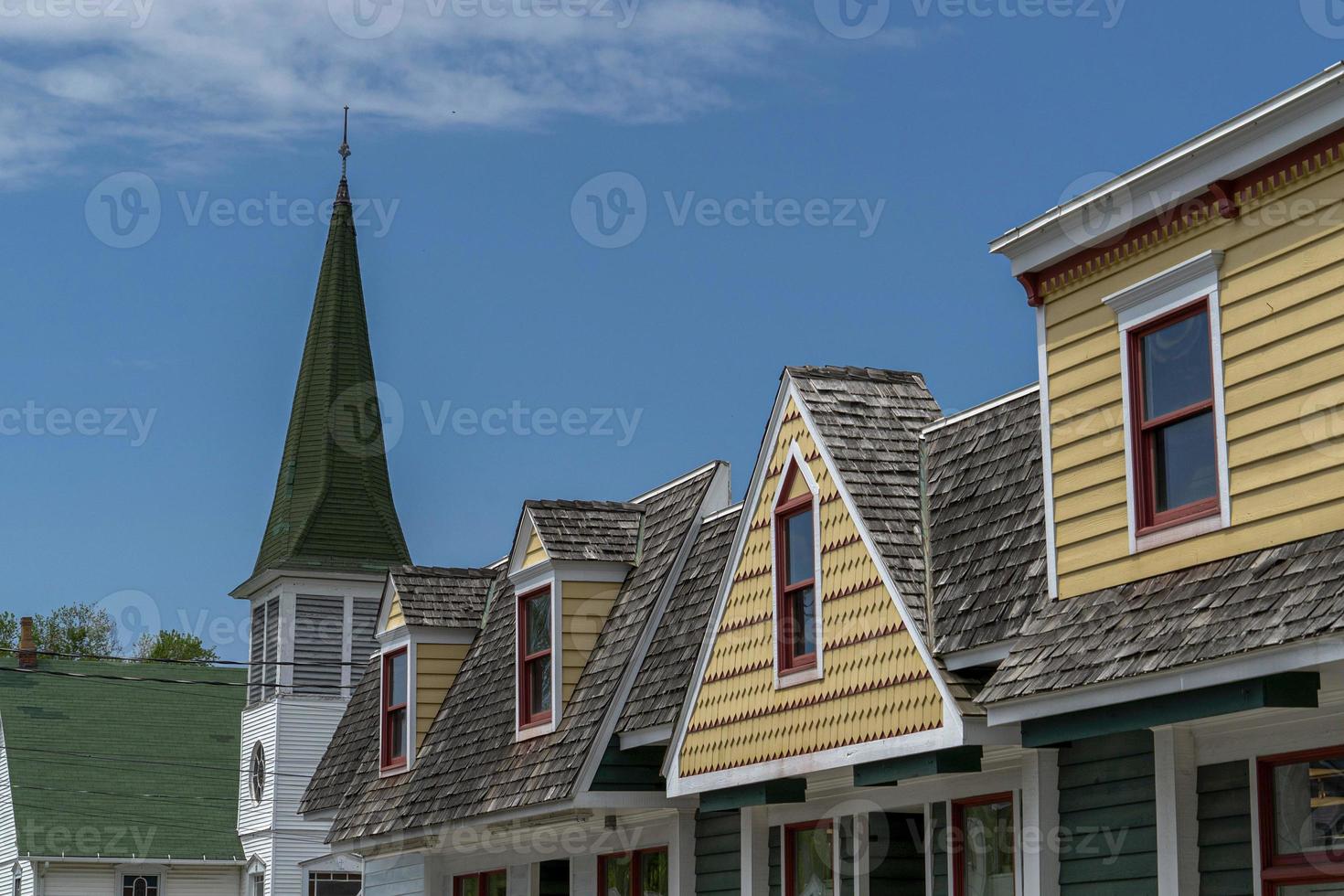 st michaels dorf maryland alte historische häuser foto