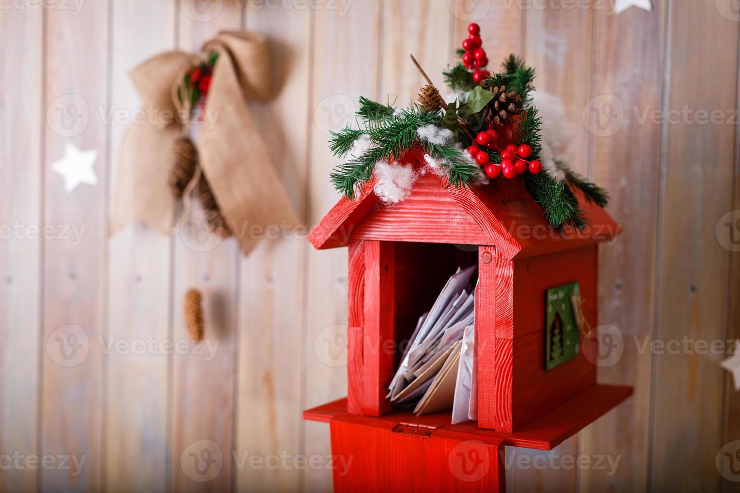 Box für Weihnachtsbriefe foto