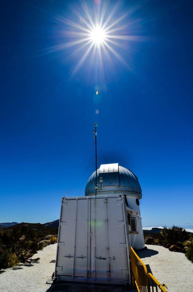 das teide-observatorium auf teneriffa, um 2022 foto