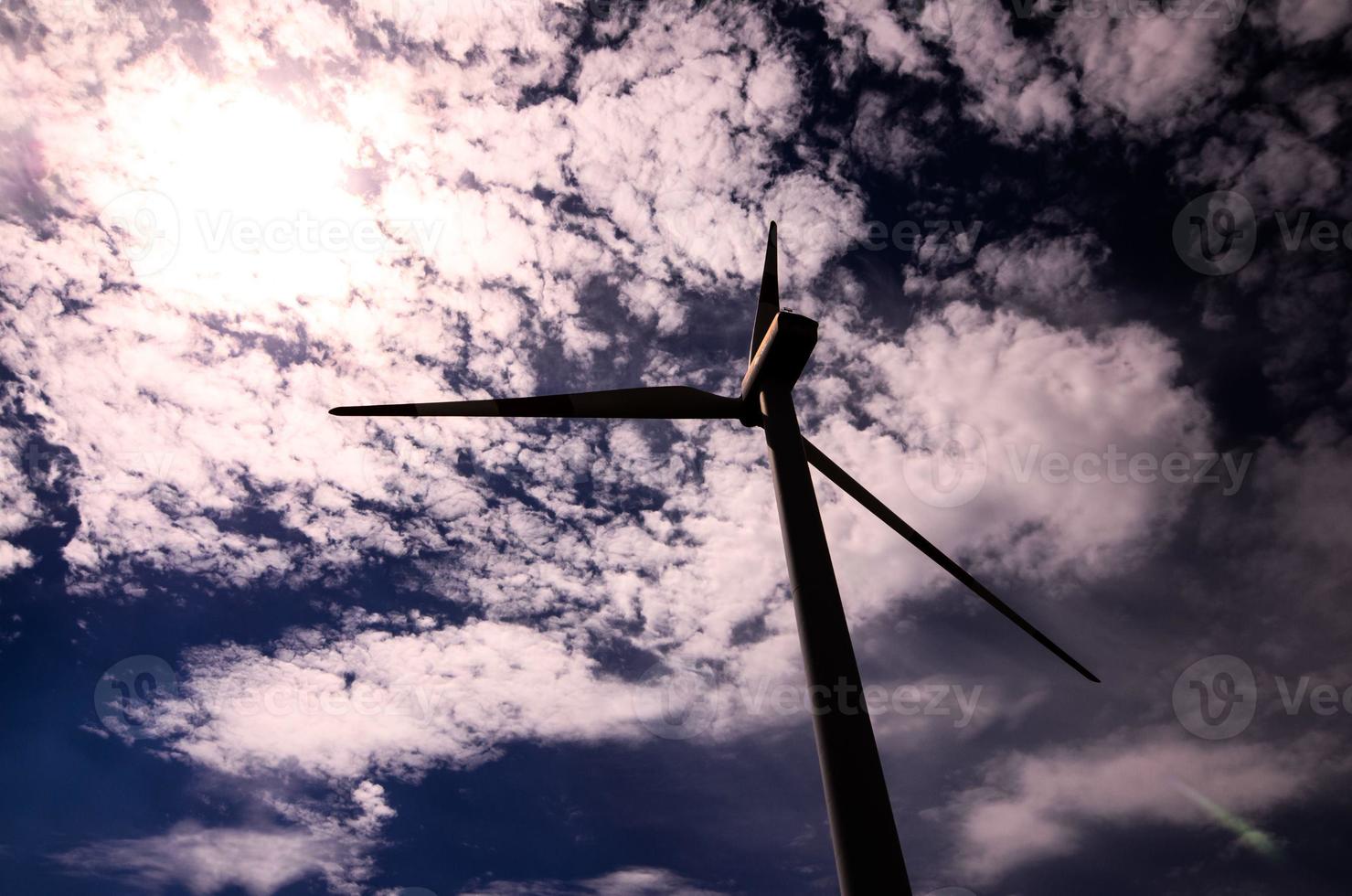 Windkraftanlage für saubere Energie foto