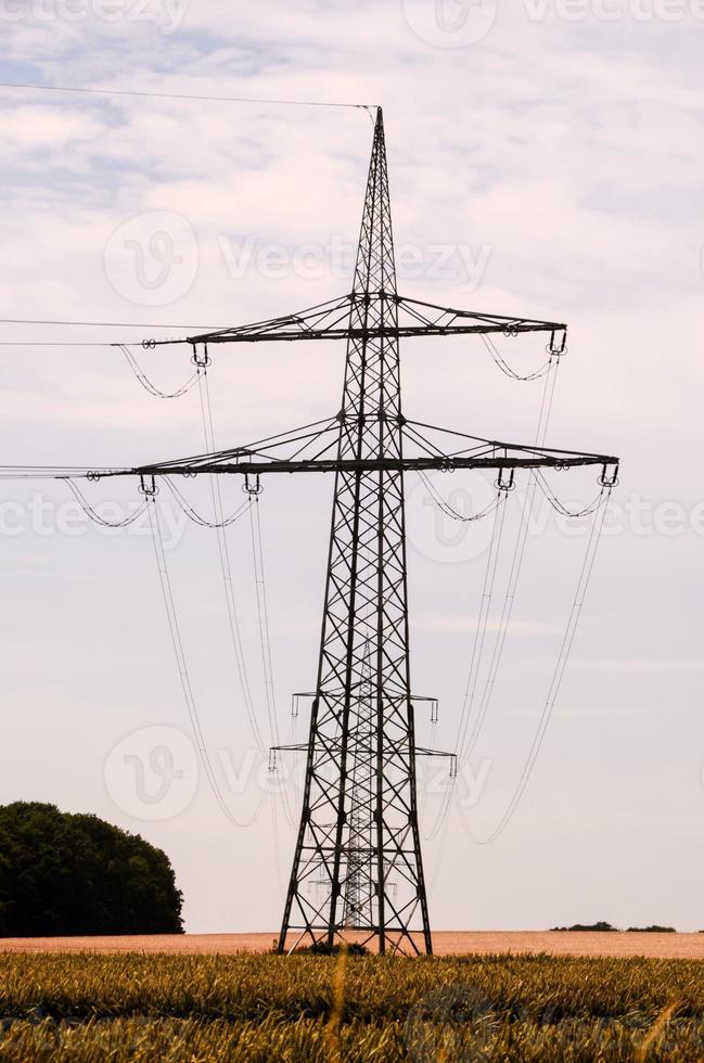 Ansicht des elektrischen Pols foto