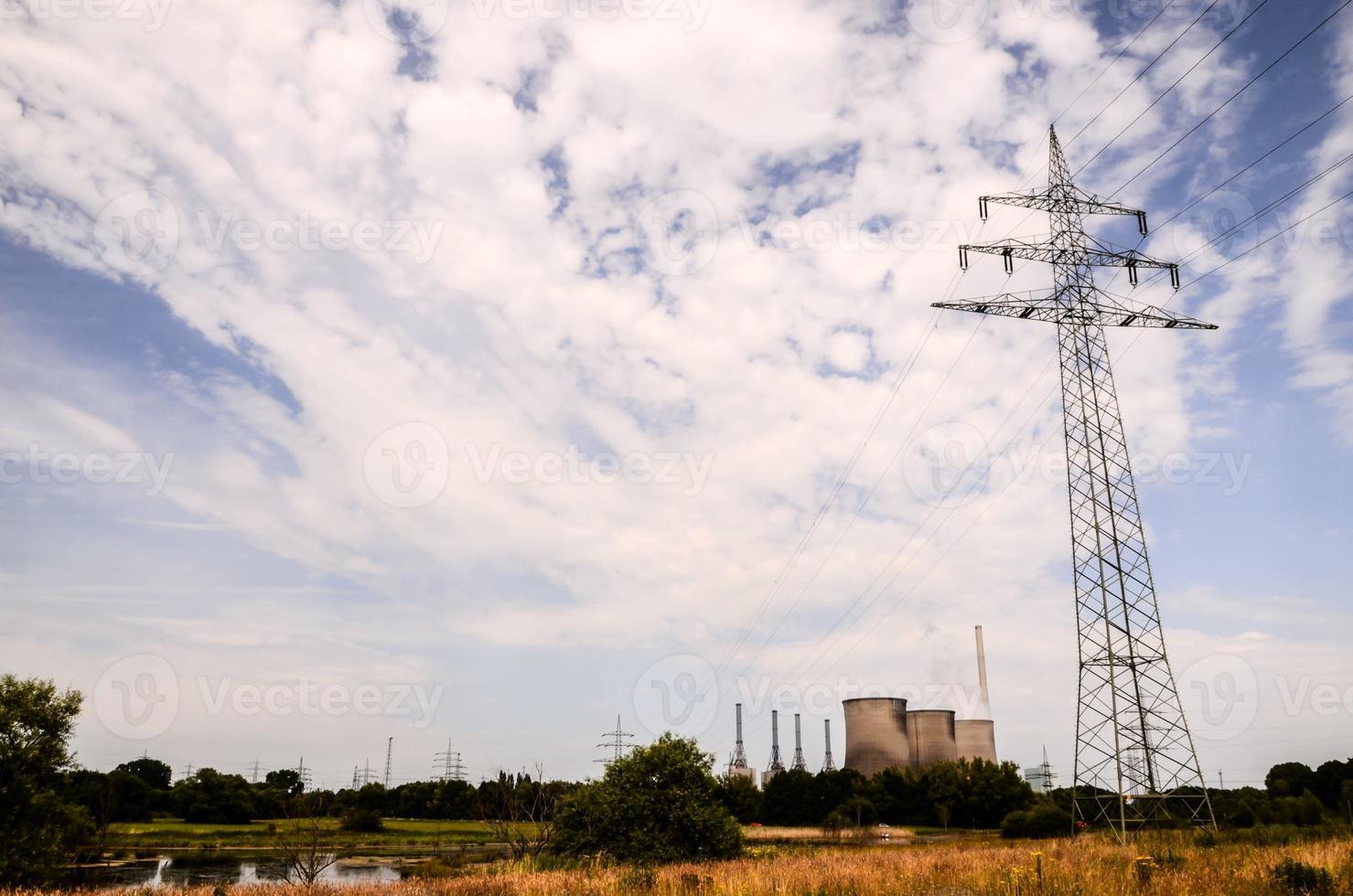 Ansicht des elektrischen Pols foto