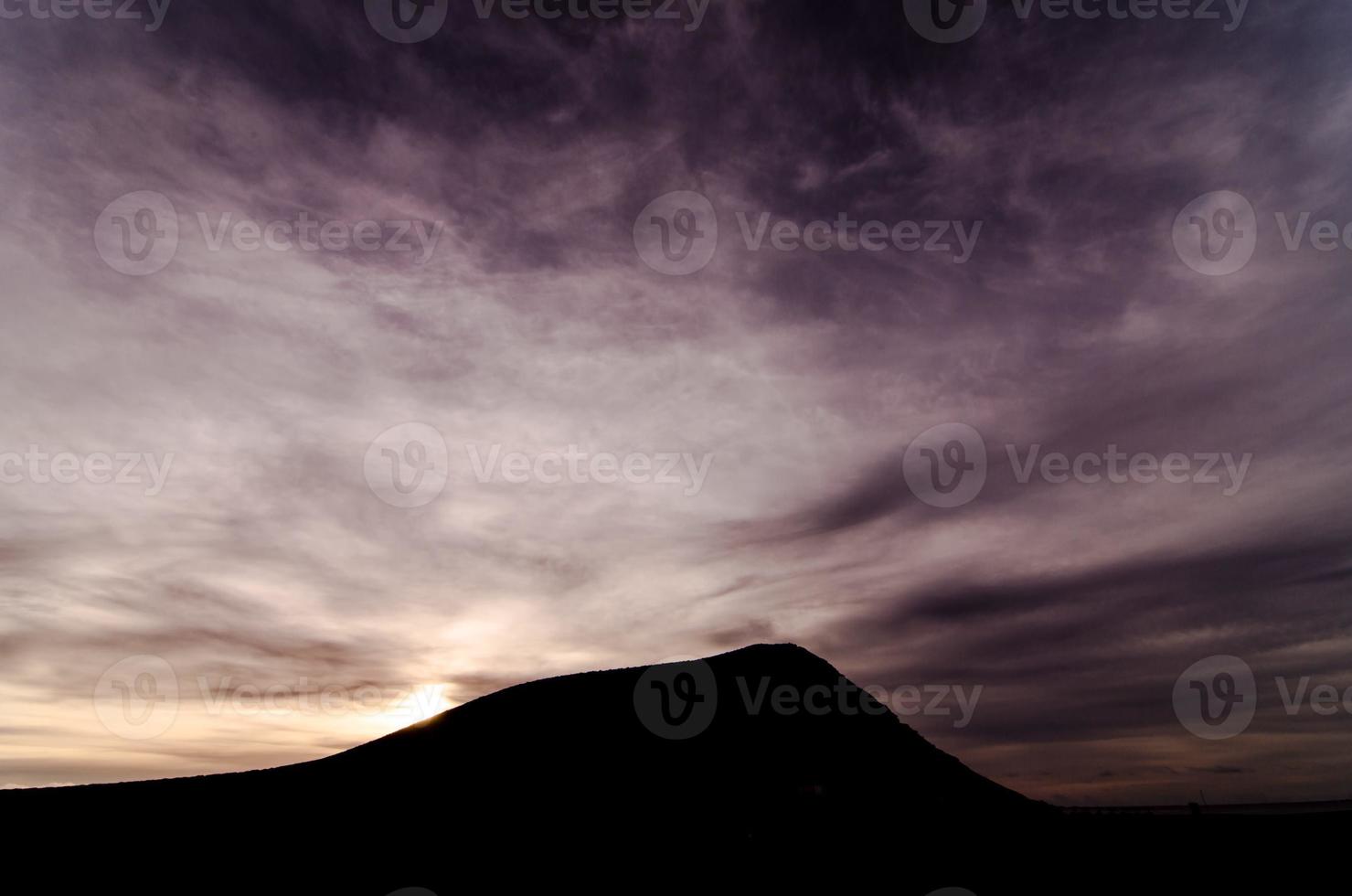 Blick auf die Berge foto