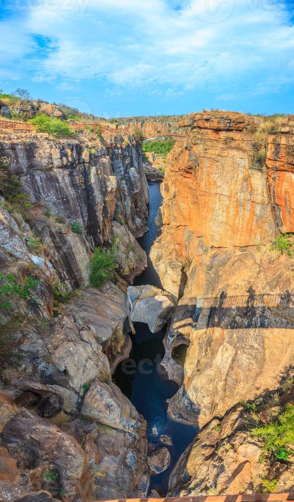 Bild von Bourkes Luck Schlaglöchern in Südafrika foto