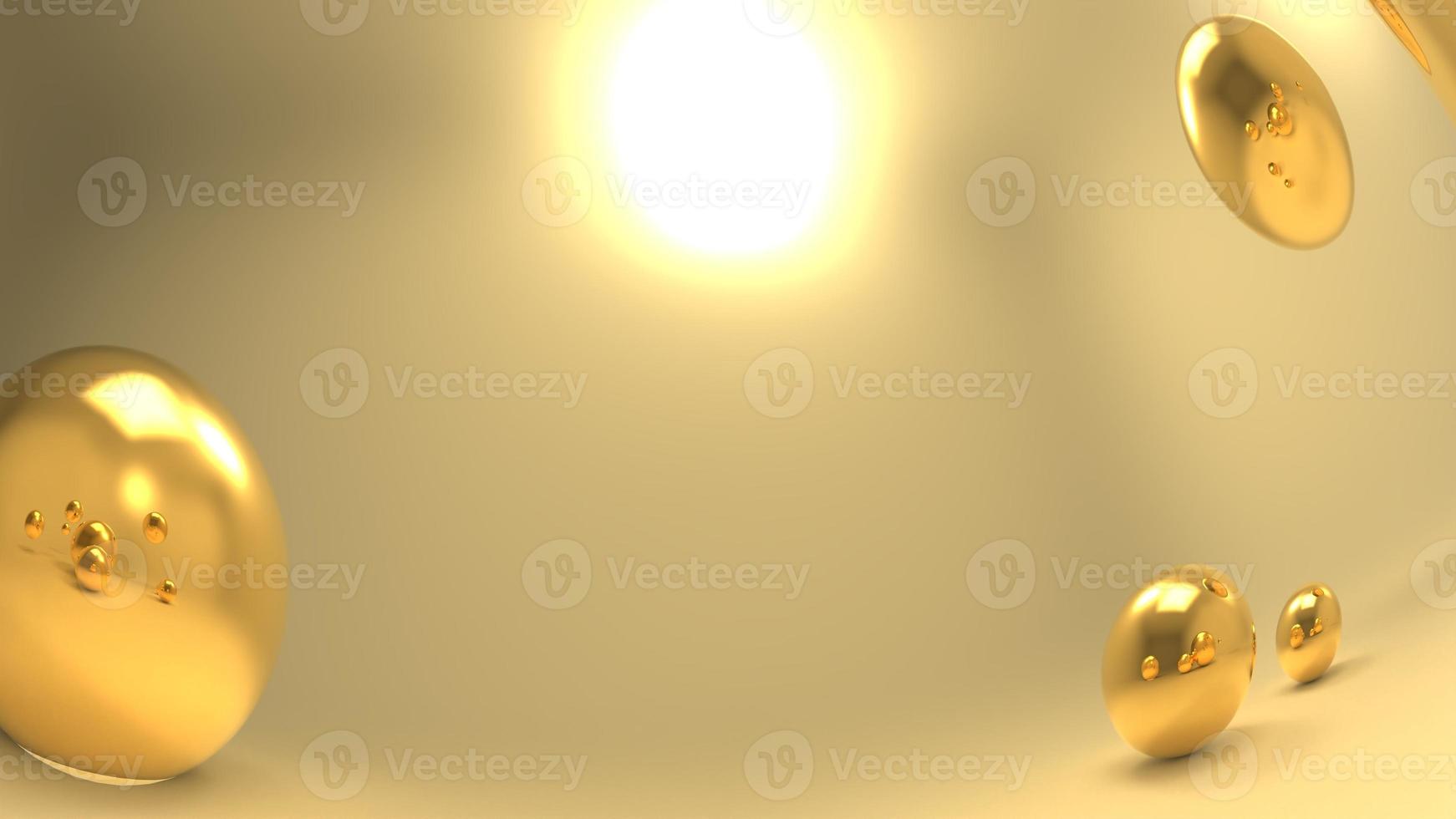 luxus goldener perlenhintergrund, perlenhintergrund 3d rendern foto