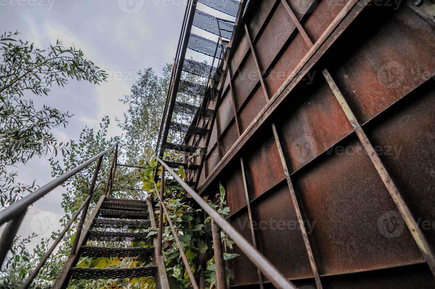 Blick auf eine Baustelle foto