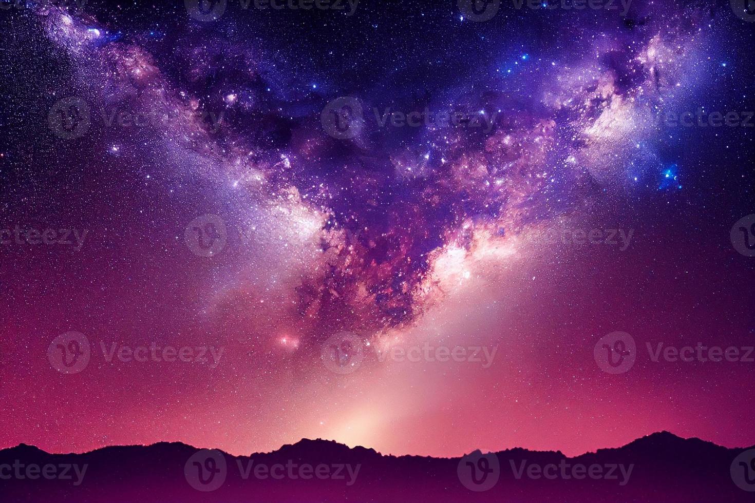 galaxie milchstraße sternenklare nacht im weltraumhintergrund. foto