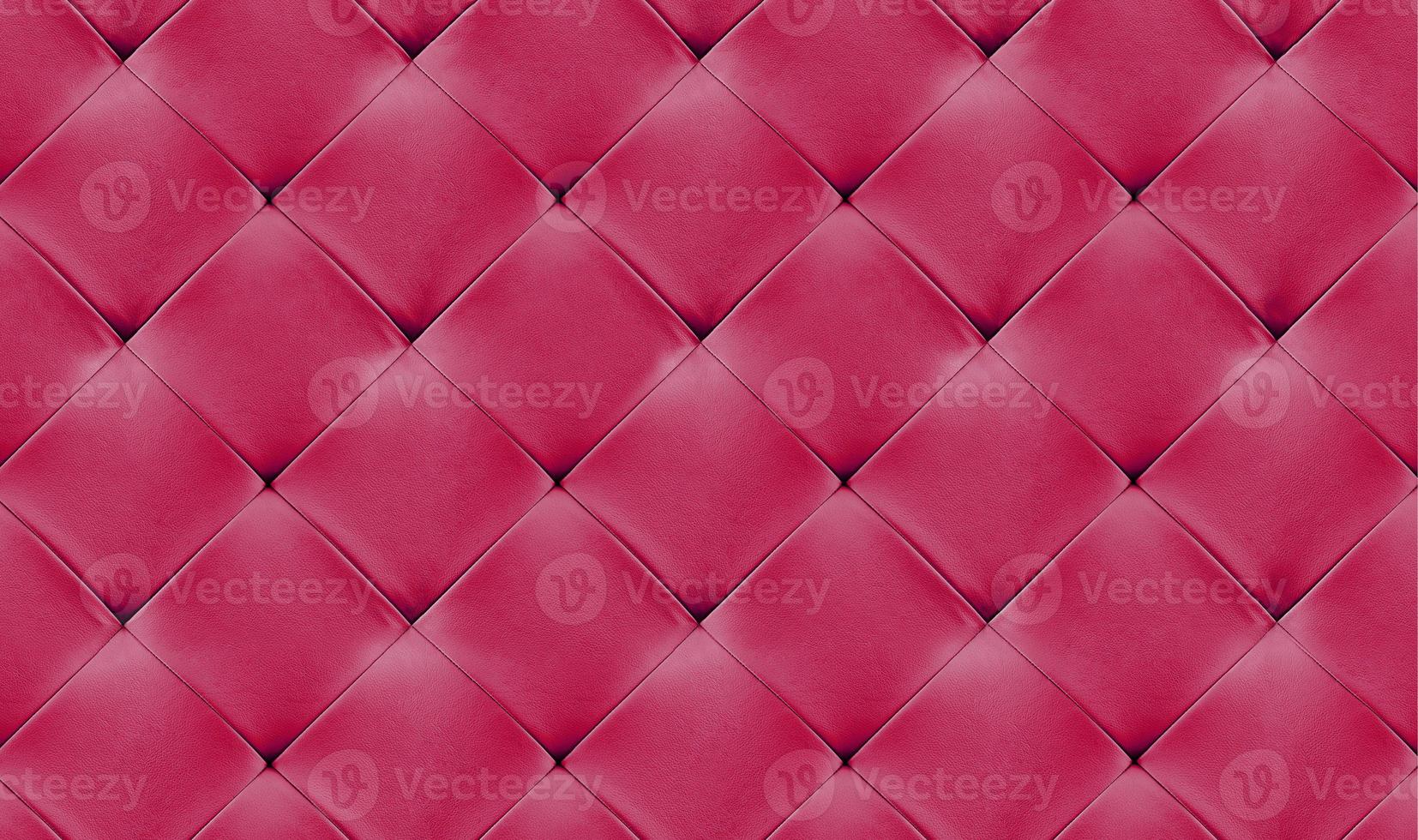 rosa naturlederhintergrund, klassisches kariertes muster für möbel, wand, kopfteil foto