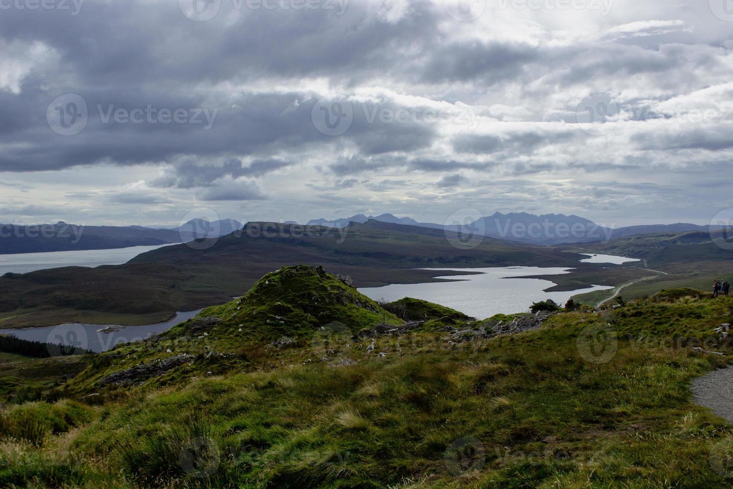 loch leathan panorama, isle of skye foto