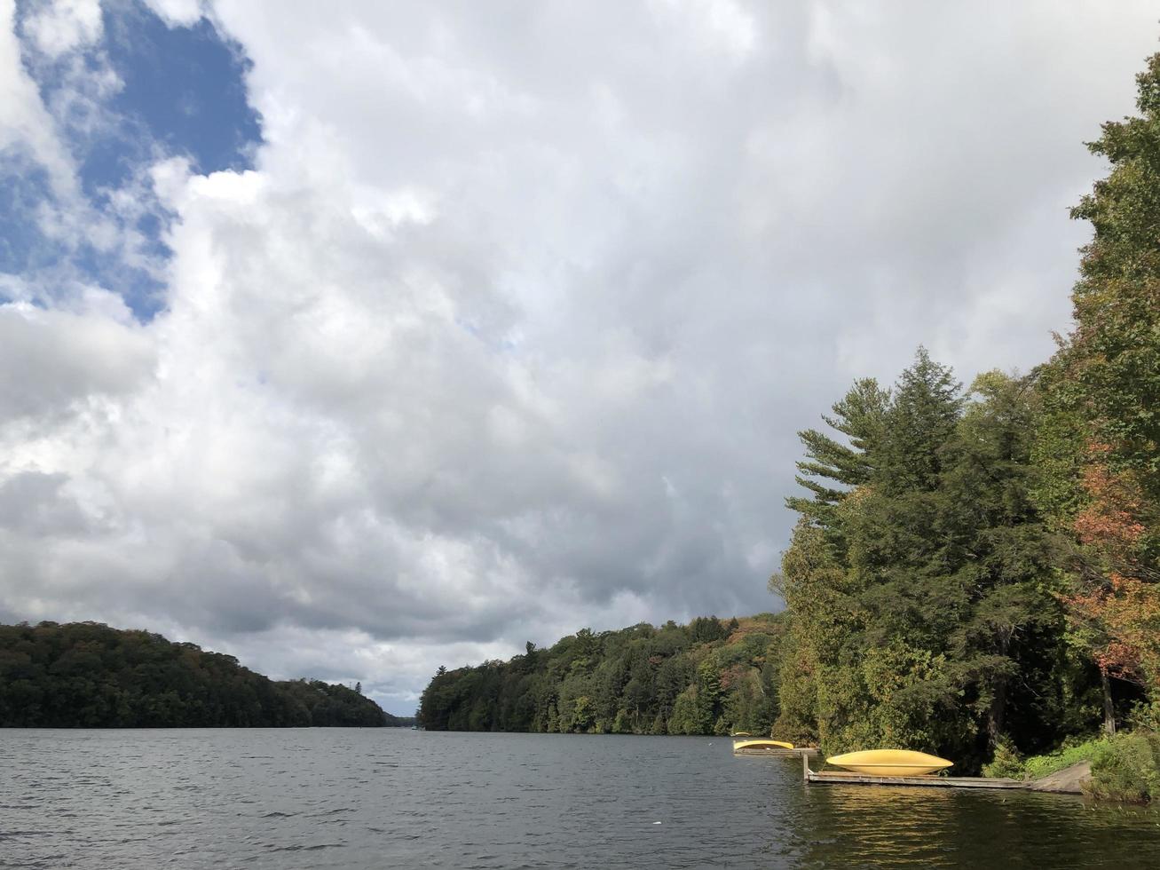 natürliche Seenlandschaft foto