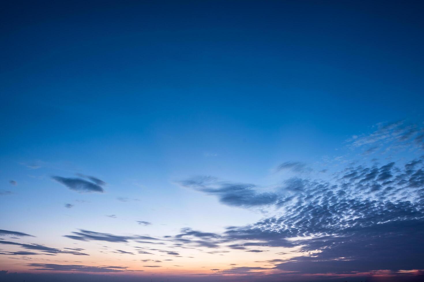 Himmel bei Sonnenuntergang foto