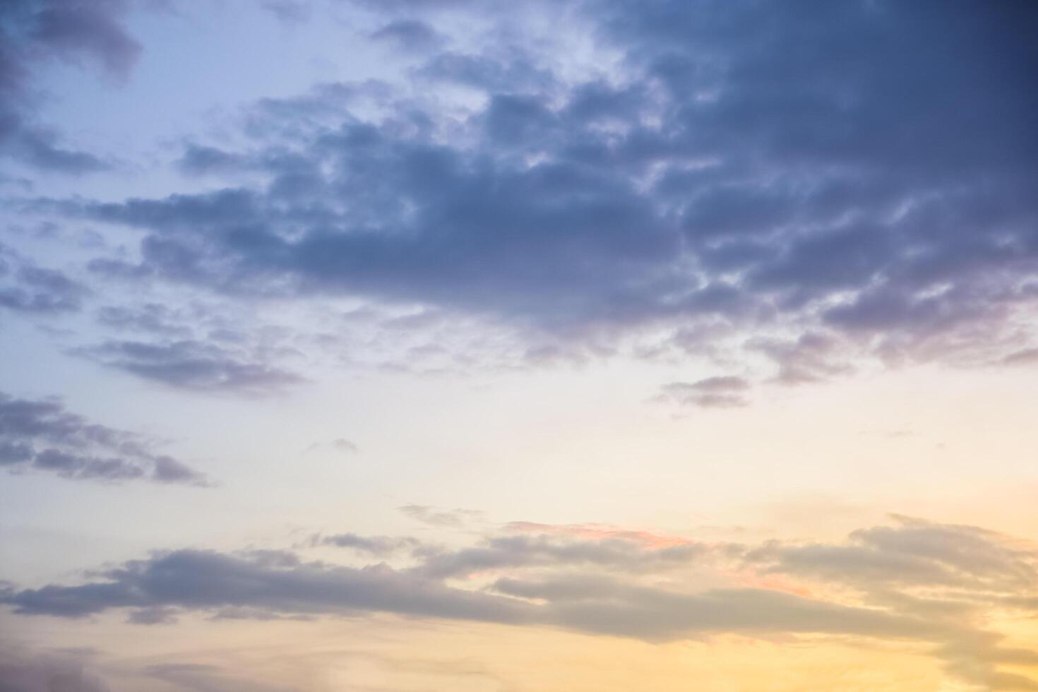 Himmel bei Sonnenuntergang foto