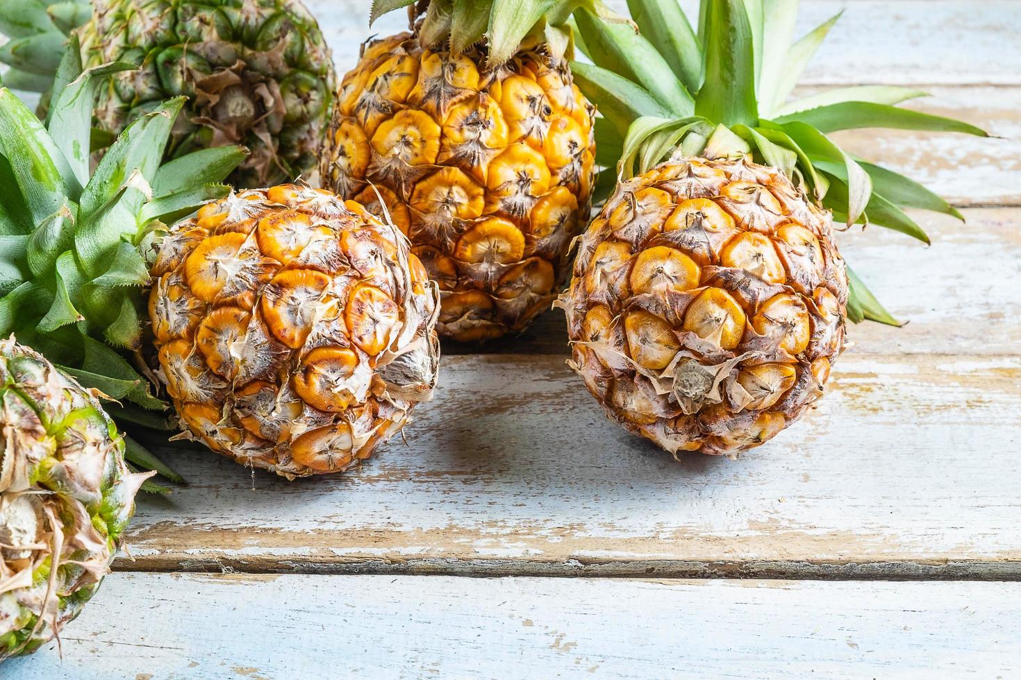 Nahaufnahme der Ananas foto