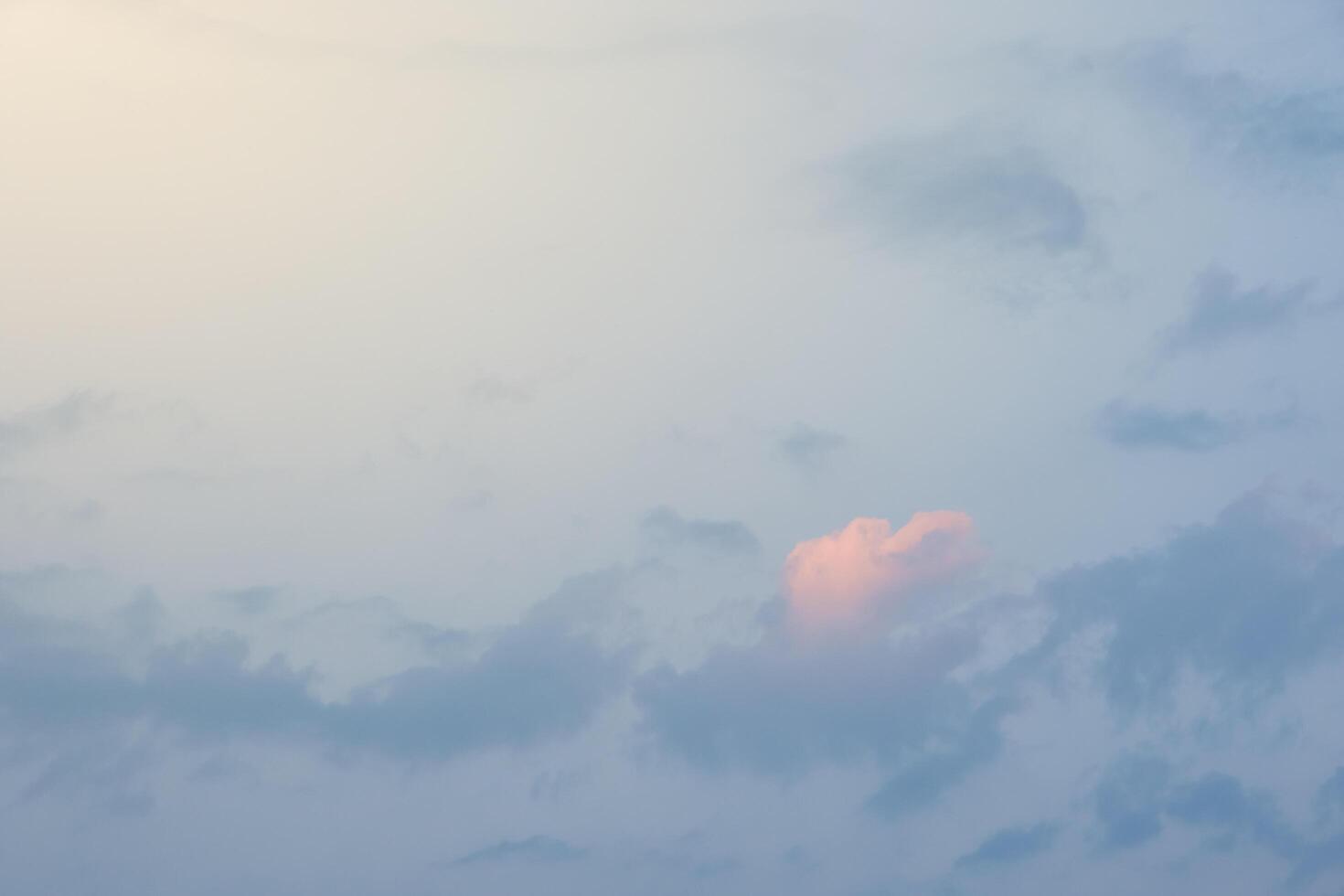 der Himmel bei Sonnenuntergang foto