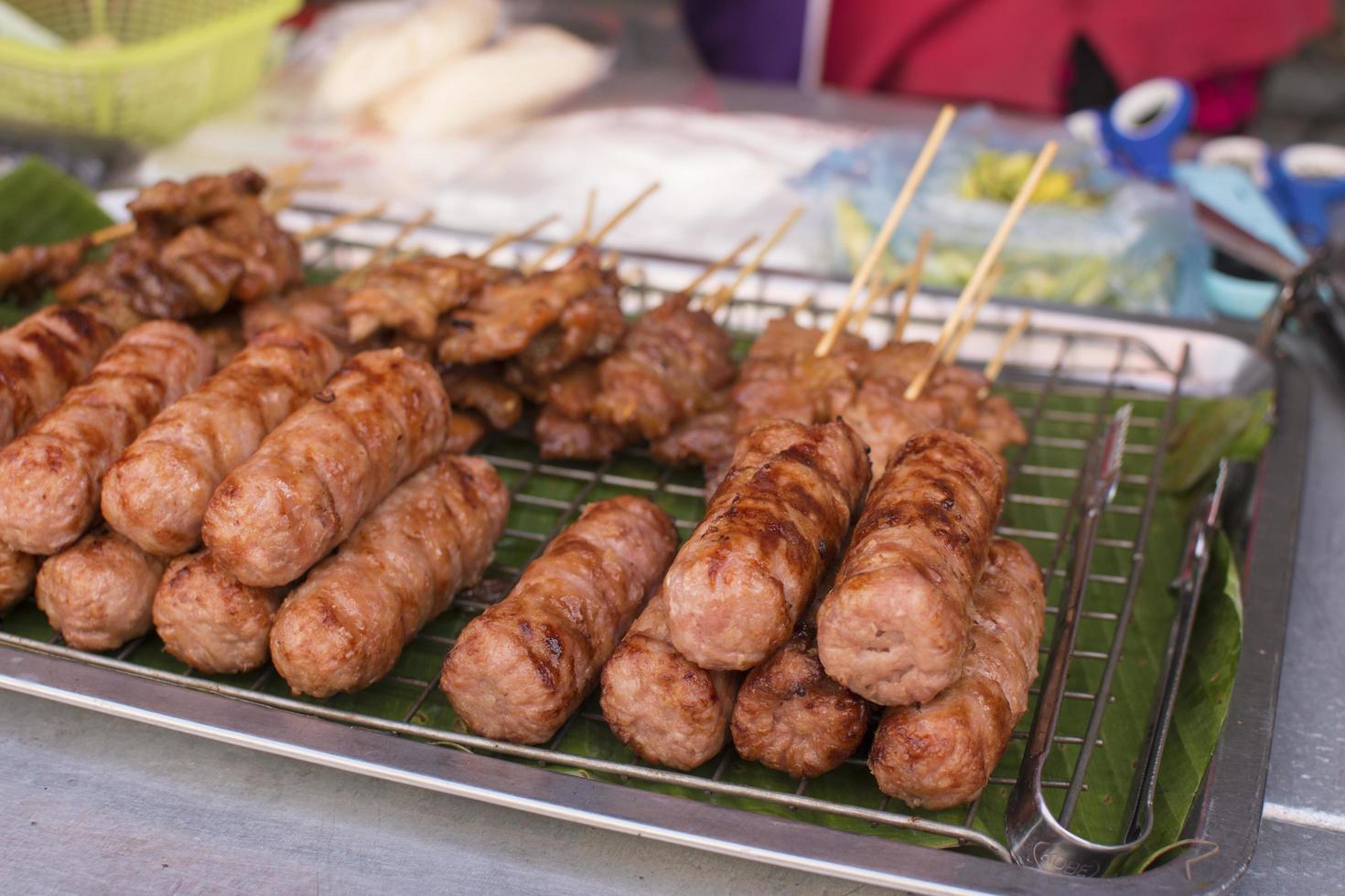 gegrillte saure Würste foto