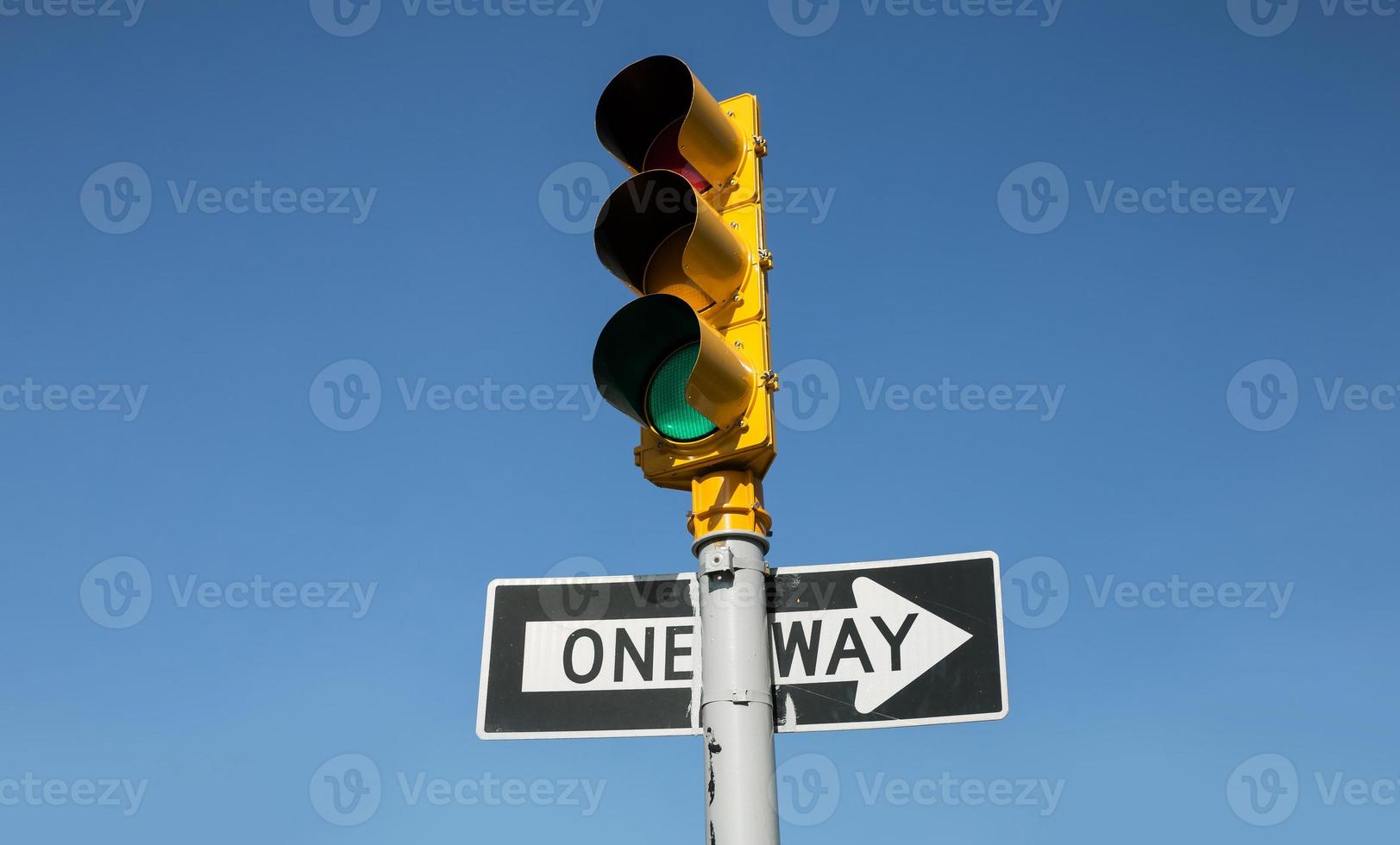 Ampeln auf den Straßen von Brooklyn foto