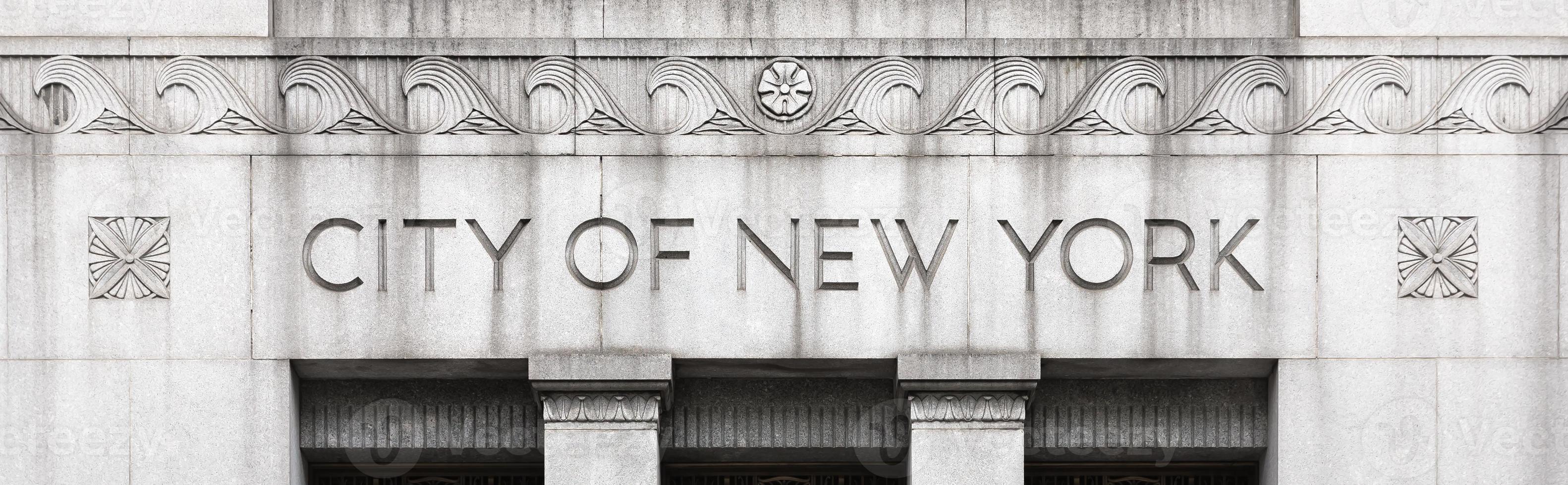 Regierungsgebäude der Stadt New York foto