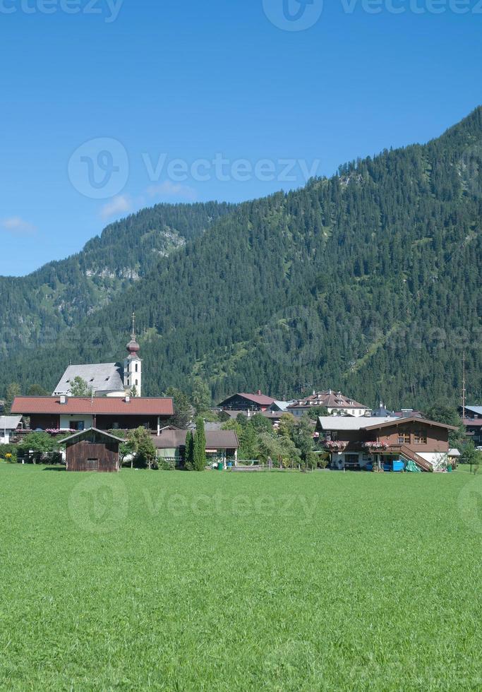 Dorf Waidring, Tirol, Österreich foto