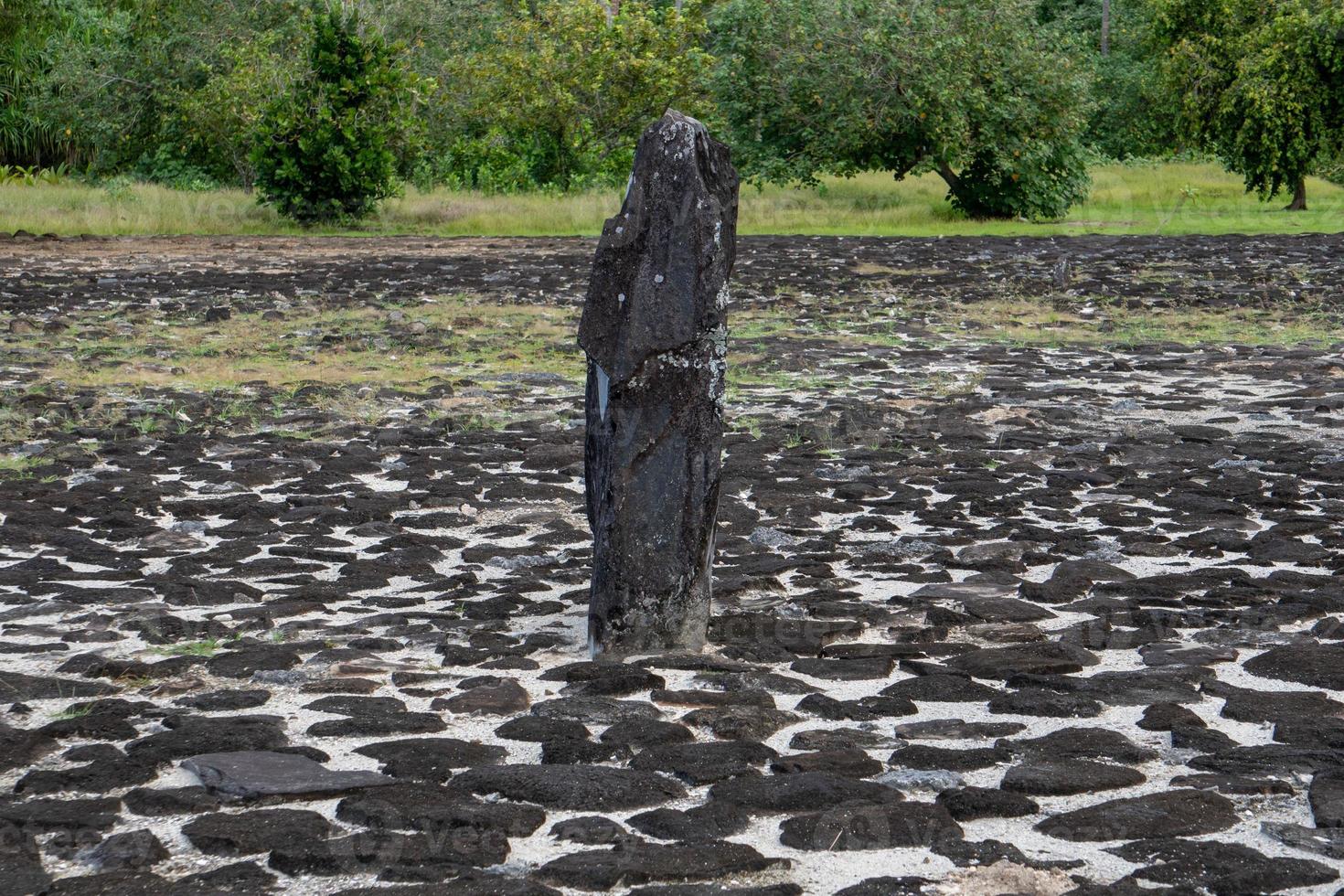 taputapuatea marae von raiatea französisch-polynesien archäologische stätte der unesco foto