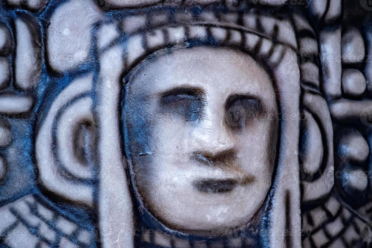 Maya-Schädel in Mexiko foto