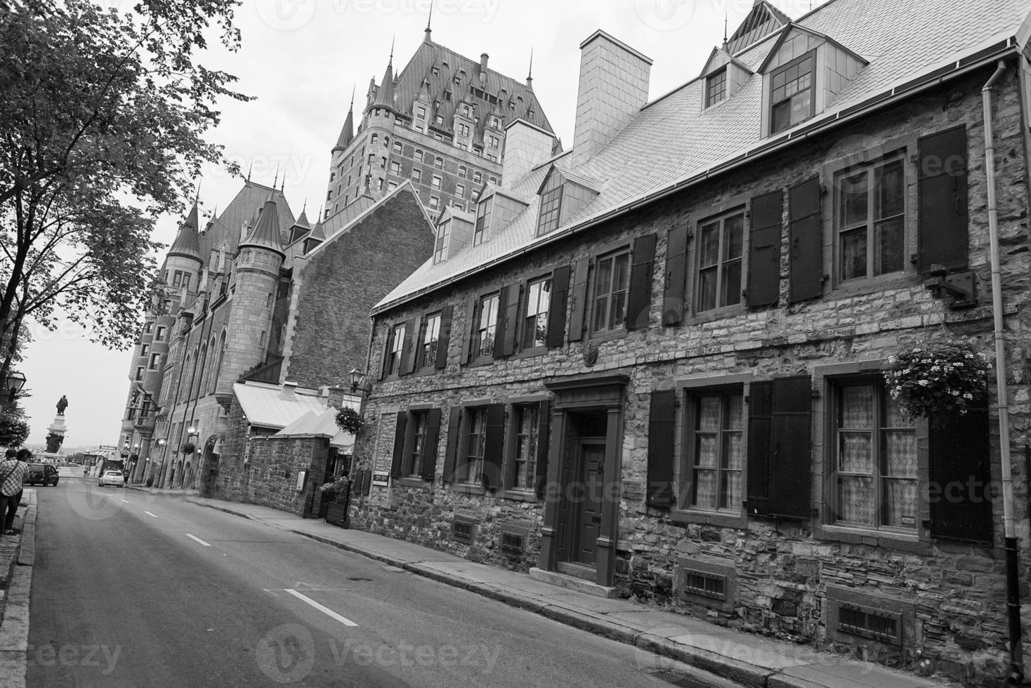 ansicht der straßen von quebec foto