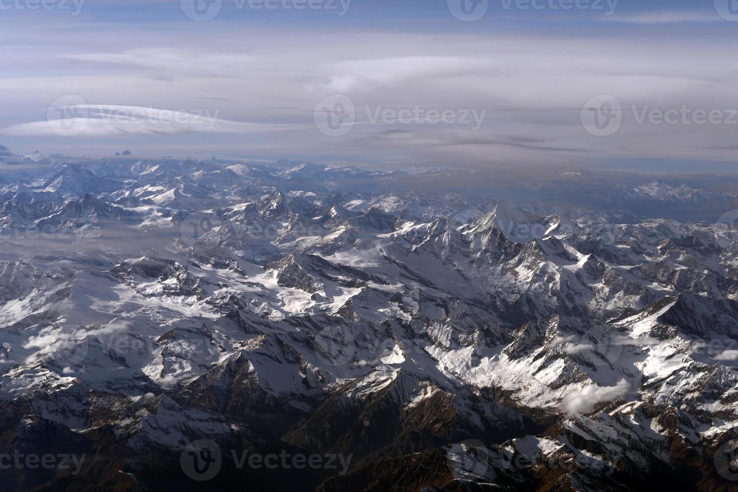 alpen luftaufnahme panorama landschaft foto