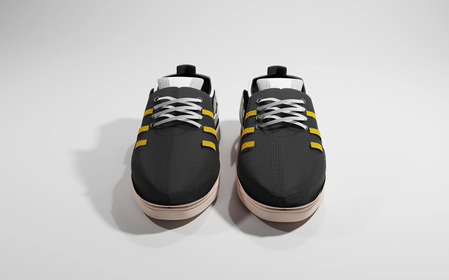 3D-Rendering isolierte Schuhe foto