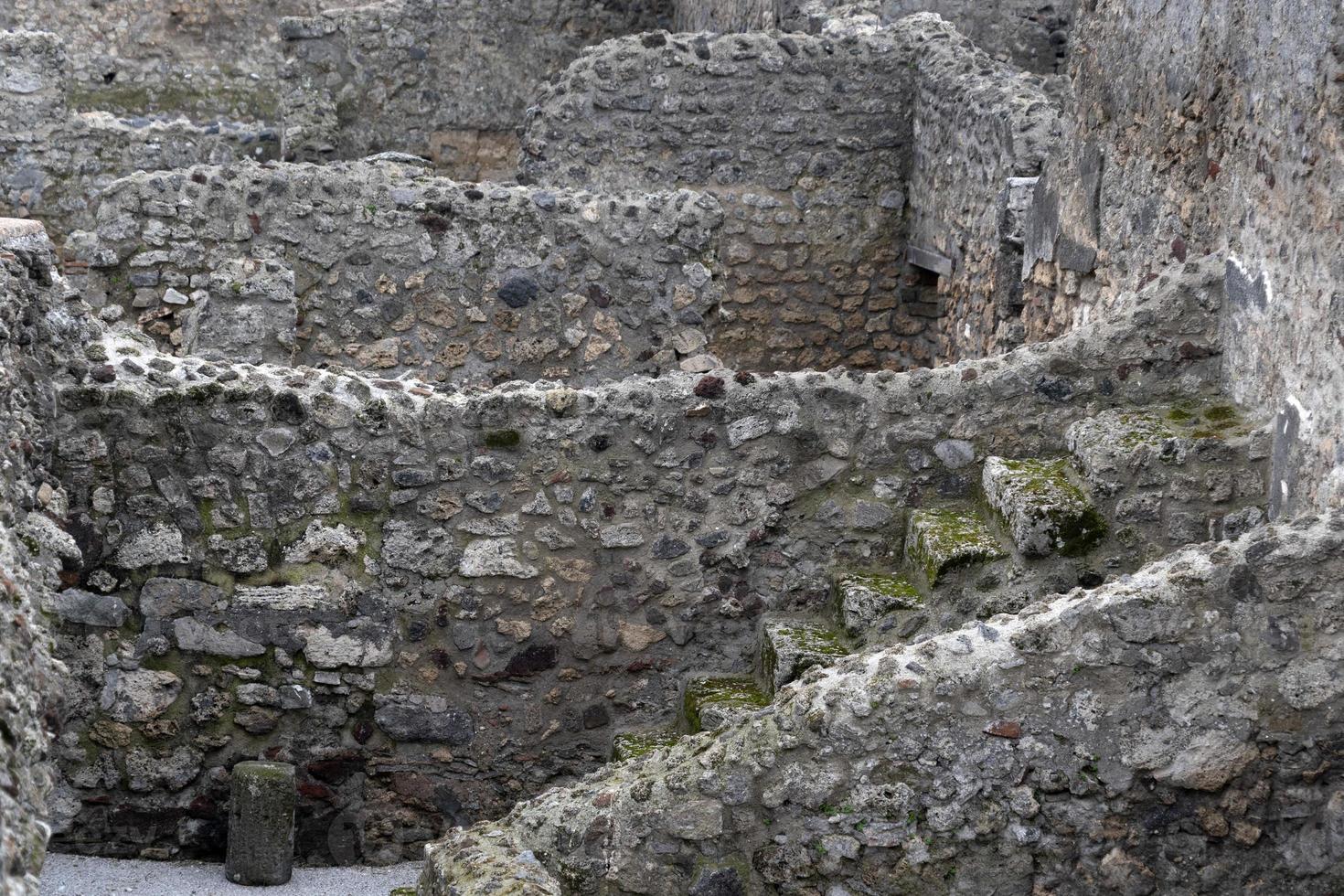 Pompeji ruiniert Häuser foto