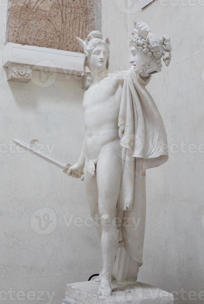 perseus-statue mit medusa, genannt perseo trionfante, von antonio canova, 1801 foto