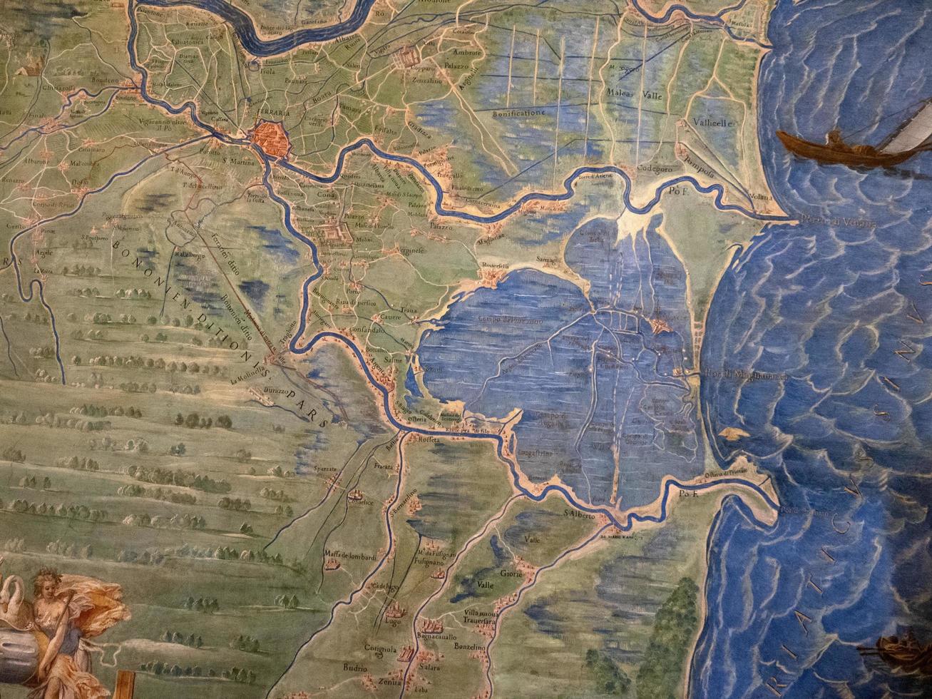 vatikanstadt, rom - 26. februar 2022 - berühmte geografische wandkarten foto