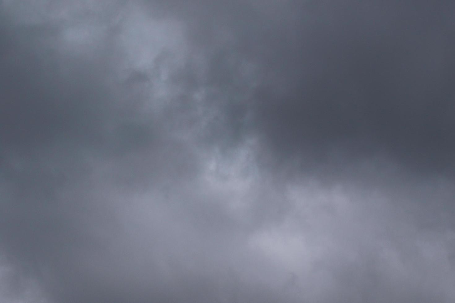 stürmisches Wetter und dunkle Wolken foto