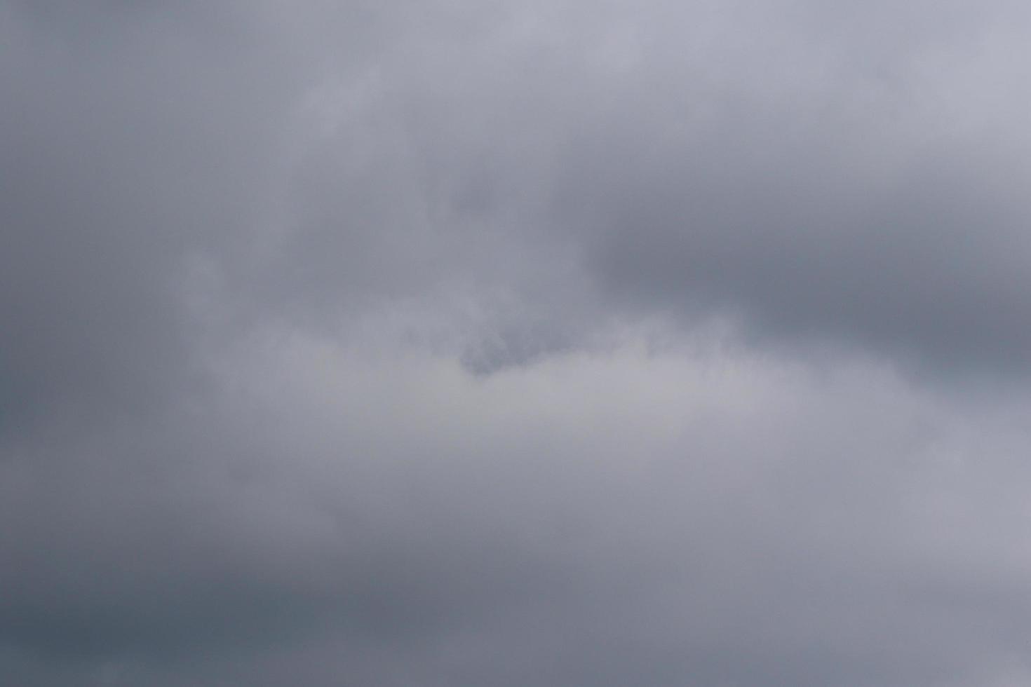 stürmisches Wetter und dunkle Wolken foto