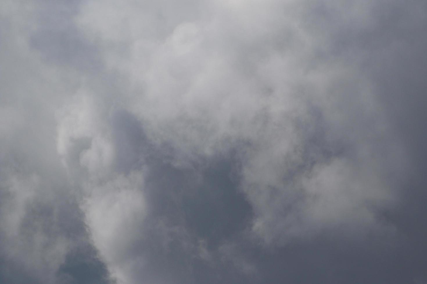 stürmisches Wetter und dunkle Wolken foto