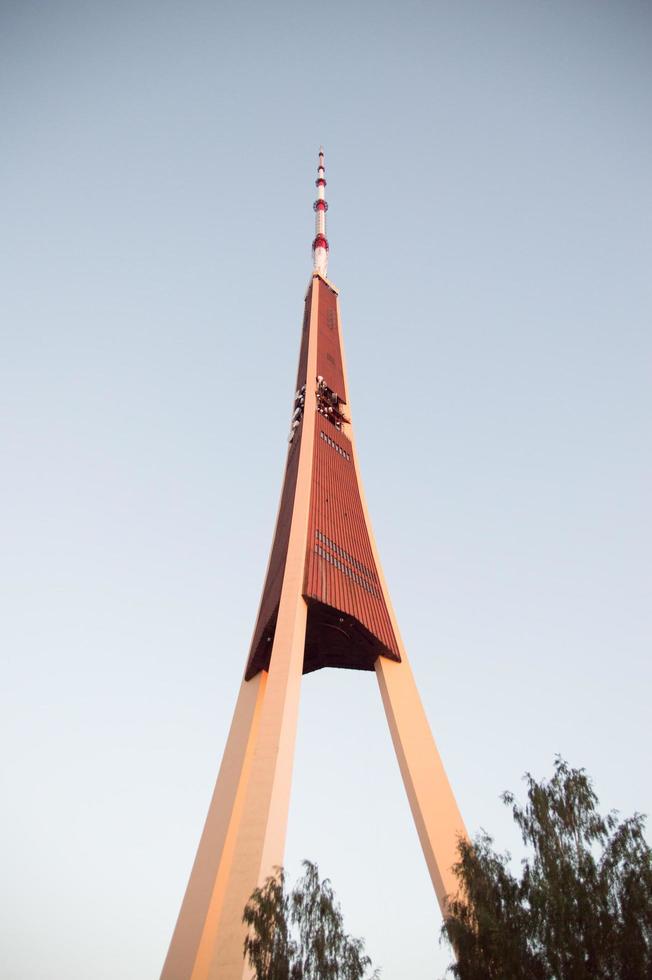 Riga Fernsehturm Lettland foto
