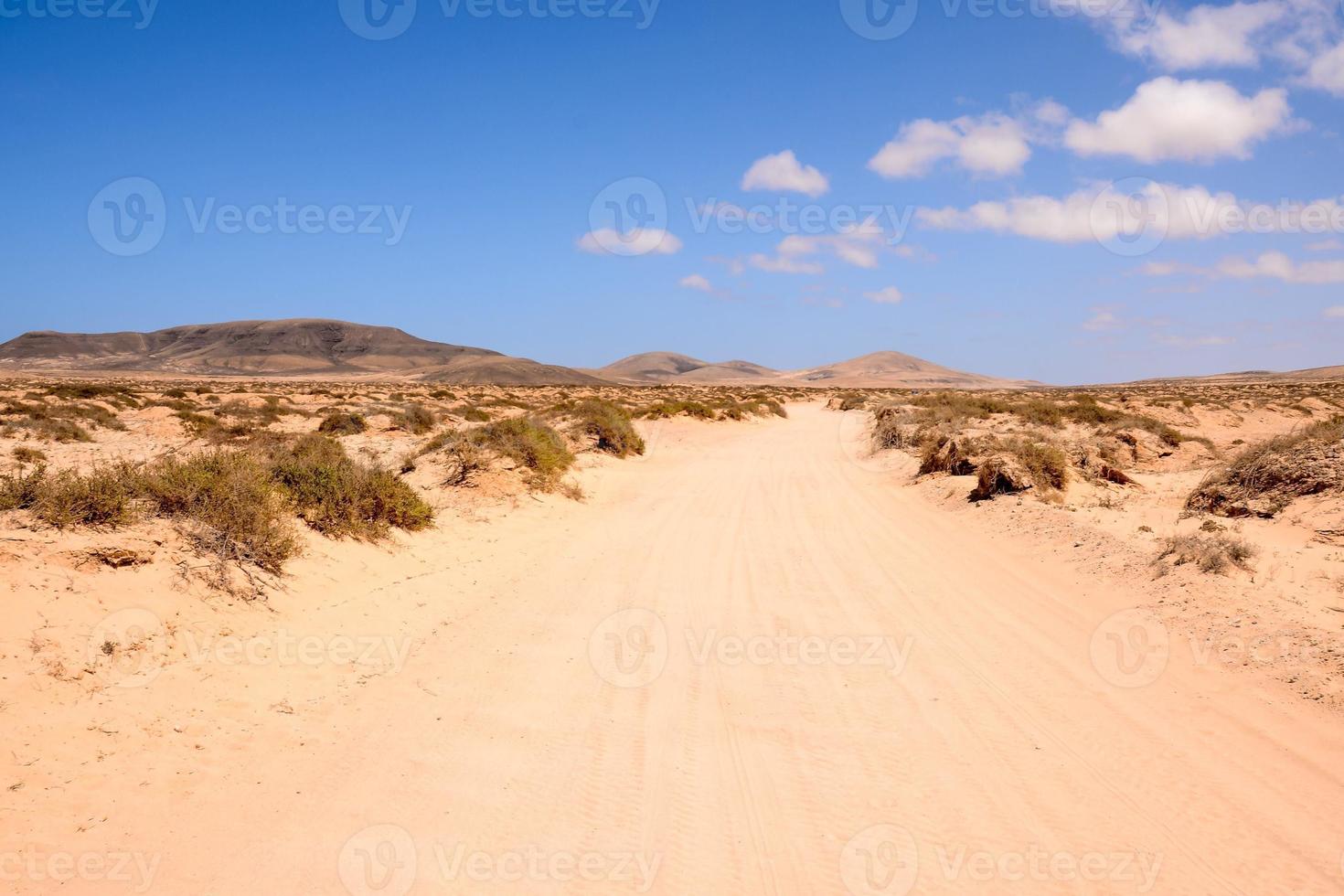 malerische Wüstenlandschaft foto