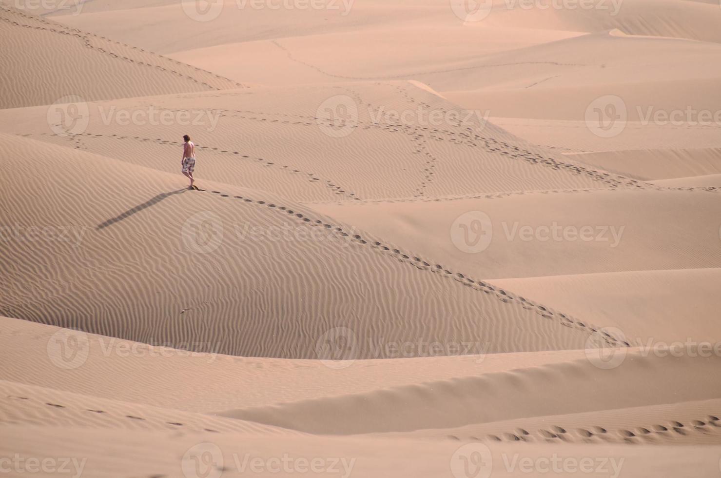 Blick auf die Sanddünen foto